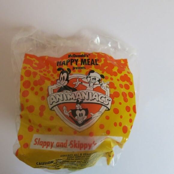 McDonalds *NEW* ANIMANIACS Toy Slappy Skippy Chopper Happy Meal  1993 - Picture 1 of 2